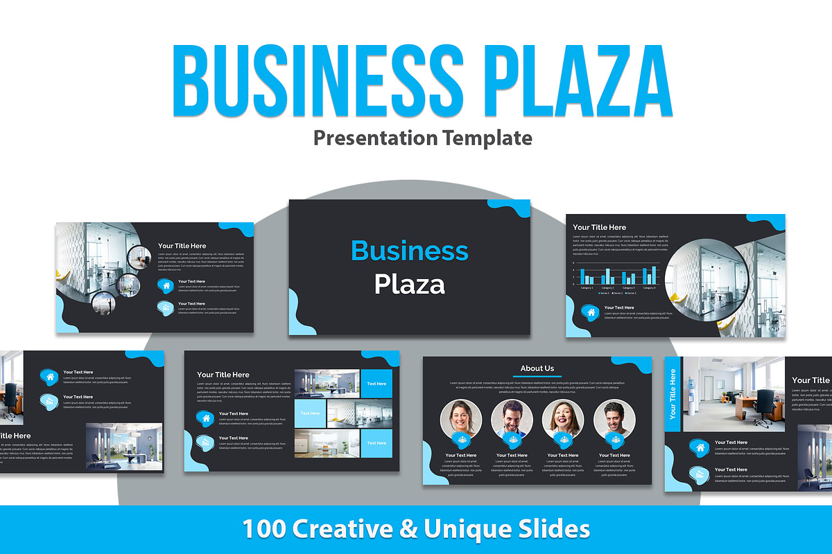 Business Plaza Keynote Template, a Presentation Template by Creative Slides