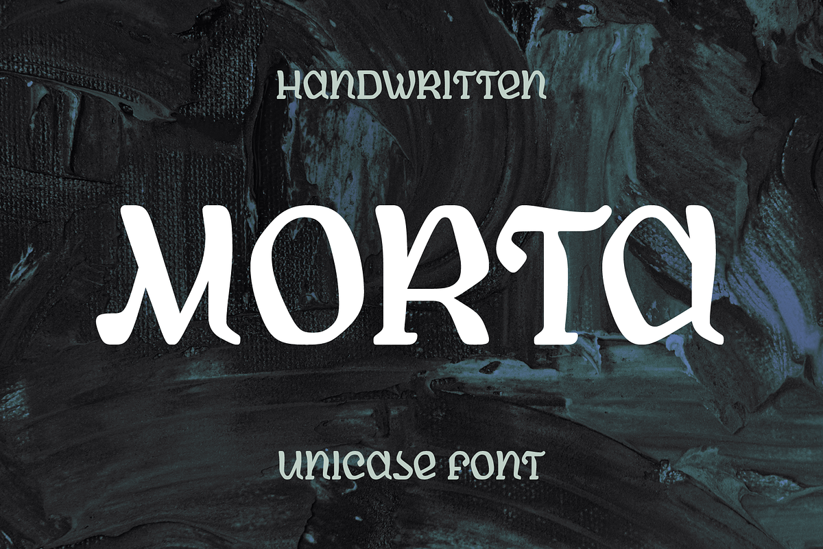 Morta font, a Font by Michael Rafailyk (Photo 1 of 9)