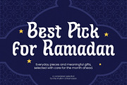 Sahuraya - Ramadan Display Font, a Handwritten Font by Letterhend Studio (Thumbnail 2 of 9)
