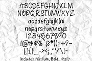 Break Up Letter font, a Handwritten Font by Alexis Gentry (Thumbnail 2 of 4)