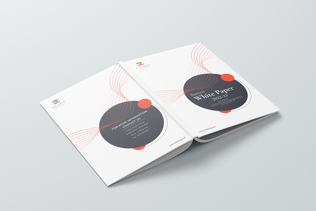 White Paper 16 pages, a Brochure Template by obayes (Photo 14 of 14)