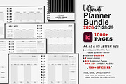 2026-2027-2028-2029 Ultimate Planner, a Stationery Template by MNT-Creator (Thumbnail 1 of 11)
