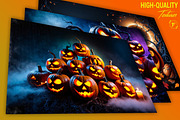 Jack O Lantern Wallpaper, a Background Graphic by Forhadx5 (Thumbnail 2 of 8)