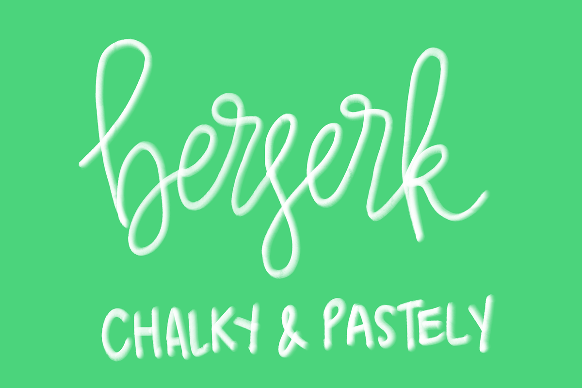 Procreate Lettering 4-Brush Bundle 2 preview 3