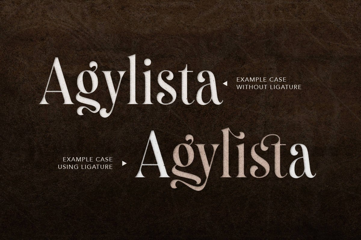 Astrology - Stylish Ligature Serif, a Serif Font by Sarid Ezra (Photo 8 of 12)