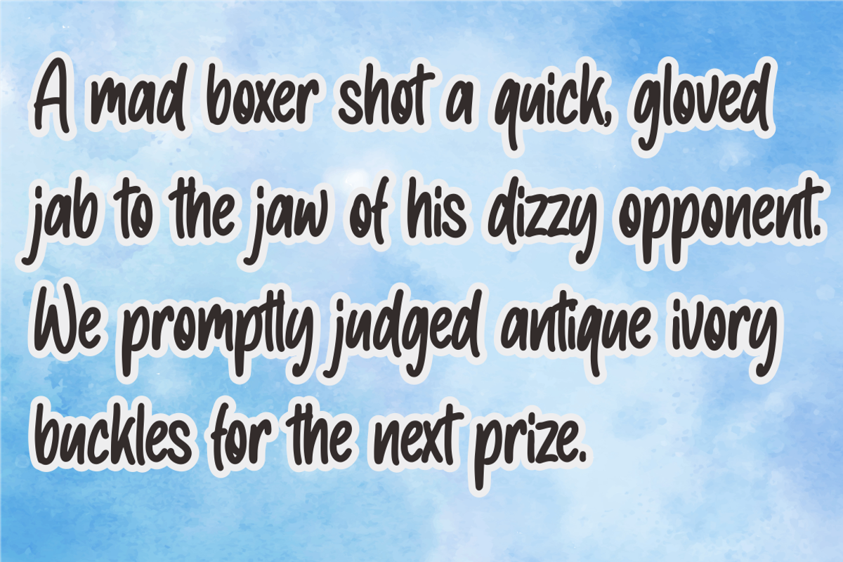 Miracle Boy, a Script Font by NJ Studio (Photo 6 of 8)