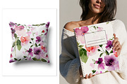 Watercolor Floral Pattern, a Pattern Graphic by PROTEA Watercolor Studio (Thumbnail 3 of 8)