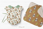 Baby seamless patterns bundle, a Pattern Graphic by polikarpovaart (Thumbnail 5 of 11)