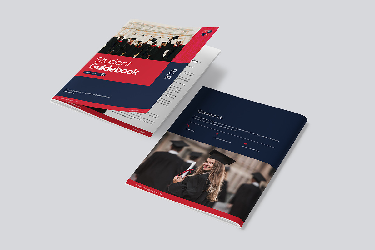Project School Handbook Template, a Brochure Template by TMint Play (Photo 7 of 8)