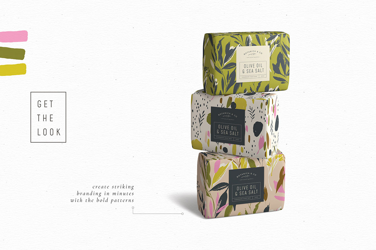 Ink botanicals, logos & patterns, a Texture Illustration by Lisa Glanz (Photo 31 of 32)