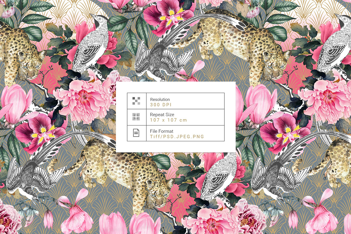 Debonair Watercolour Leopard Print, a Pattern Graphic by Pink Linen (Photo 5 of 13)