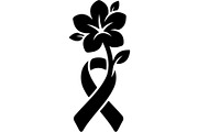 CancerRibbon Floral Beer Mug, an Object Graphic by Gfx_Store (Thumbnail 4 of 16)