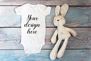 29 Baby Bodysuit mockup bundle., a Print Template by MockupMarket (Thumbnail 27 of 30)