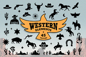 Vector Western Elements