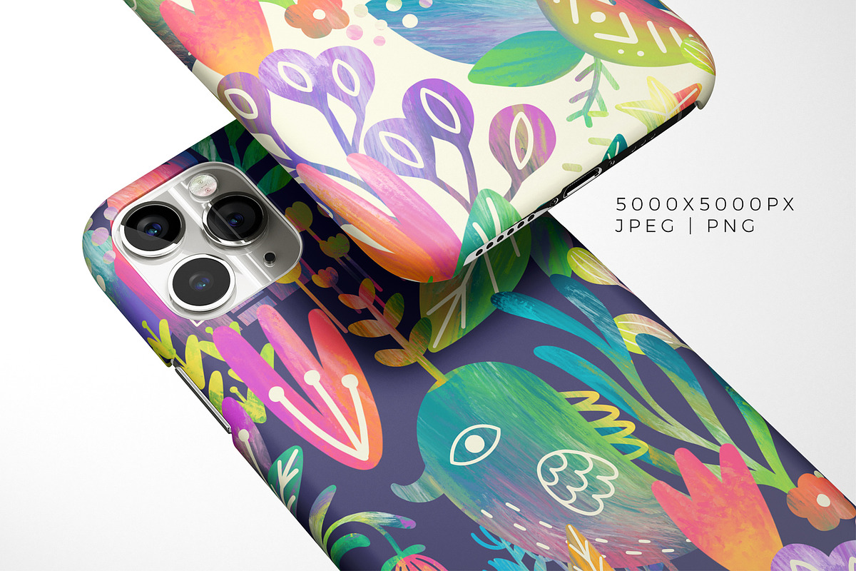 Fairy Garden - Floral Pattern, a Pattern Graphic by Velliniki (Photo 5 of 9)