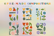 Spring Flowers Vector Collection, an Illustration by viktoriiavk (Thumbnail 6 of 10)