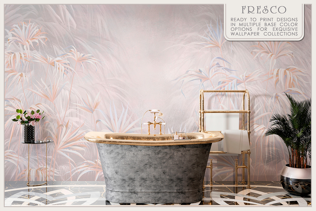 Fresco collection Tropical mirage, a Wallpaper Graphic by Natalia0307 (Photo 13 of 13)