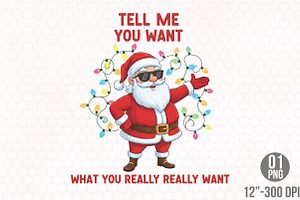 Santa Christmast funny PNG, an Illustration by Designking