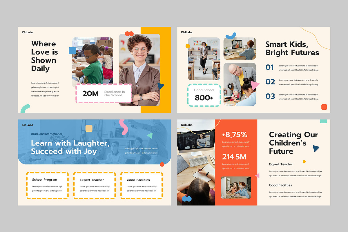 KIDLABS - Kids Education Powerpoint, a Presentation Template by rgbryand (Photo 4 of 9)