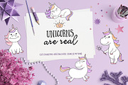 Unicorns Are Real Clipart, an Illustration by Teneresa (Thumbnail 1 of 5)