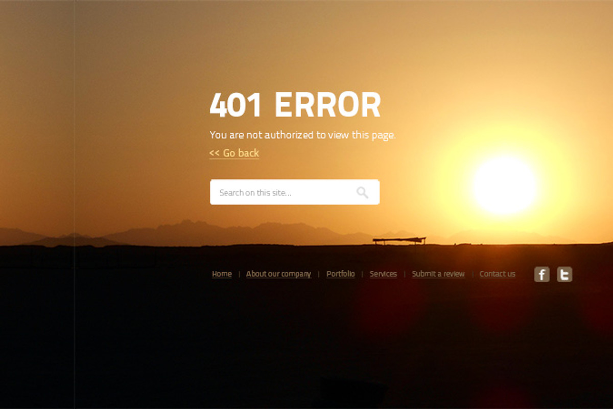 Landing & error web set, a Templates & Theme by Knofe (Photo 5 of 5)