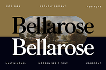 Bellarose – Modern Serif Font