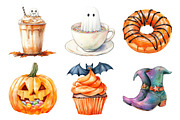 Watercolor Halloween Sublimation, an Illustration by Daily.Designs (Thumbnail 4 of 5)