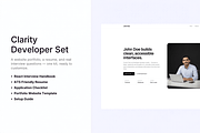 Clarity - Next.js, React portfolio, a React Template by sturanovic.ms (Thumbnail 1 of 4)