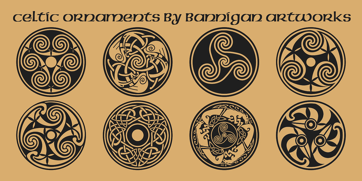 Celtic-BA, a Symbol Font by Bannigan Artworks (Photo 3 of 3)