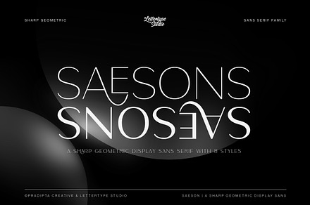 Saeson a Sharp Sans Serif Family