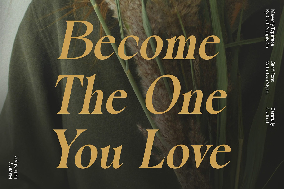 Maverly – Serif Typeface, a Serif Font by Craft Supply Co. (Photo 2 of 8)
