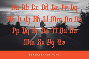 Rhoevad - Modern Blackletter Font, a Blackletter Font by Dhabee (Thumbnail 13 of 14)