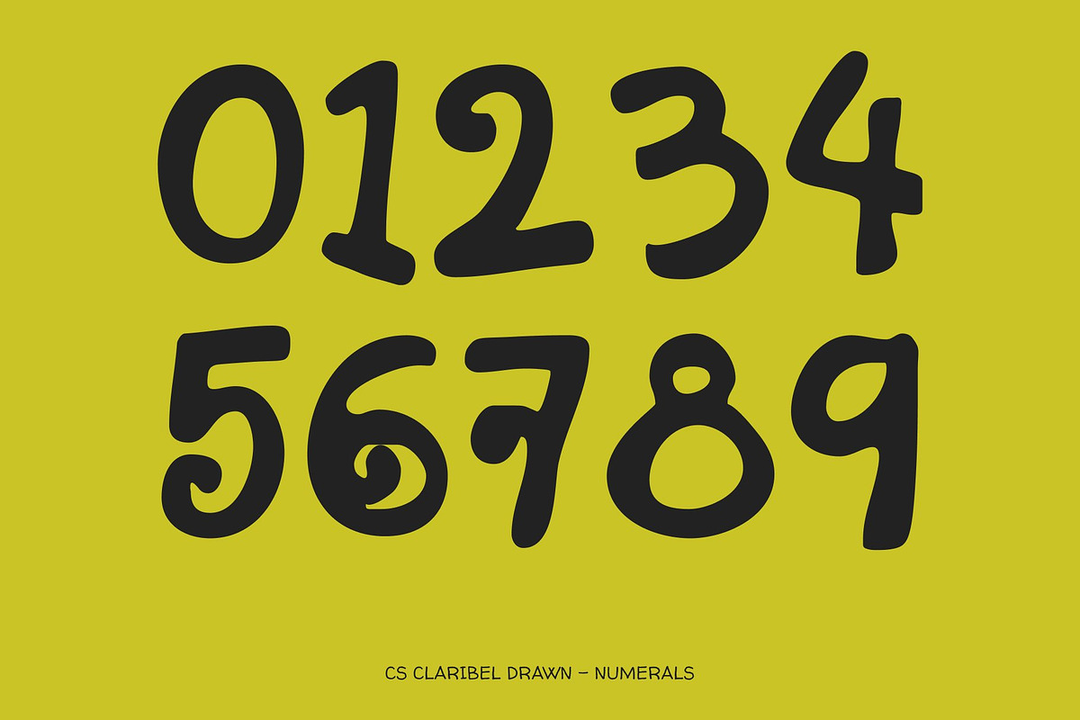 CS Claribel Drawn, a Sans Serif Font by Craft Supply Co. (Photo 6 of 8)