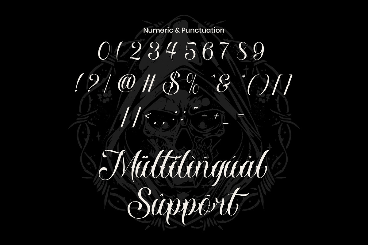 Nocthane - Tatto Style Font, a Blackletter Font by Flawless And Co (Photo 8 of 10)