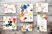 Autumn wedding card set, an Invitation Template by TurquoiseDesign (Thumbnail 1 of 4)