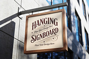 Hanging Signboard Mockup, an Advertising Mockup by Pitchlook.Studio (Thumbnail 3 of 4)