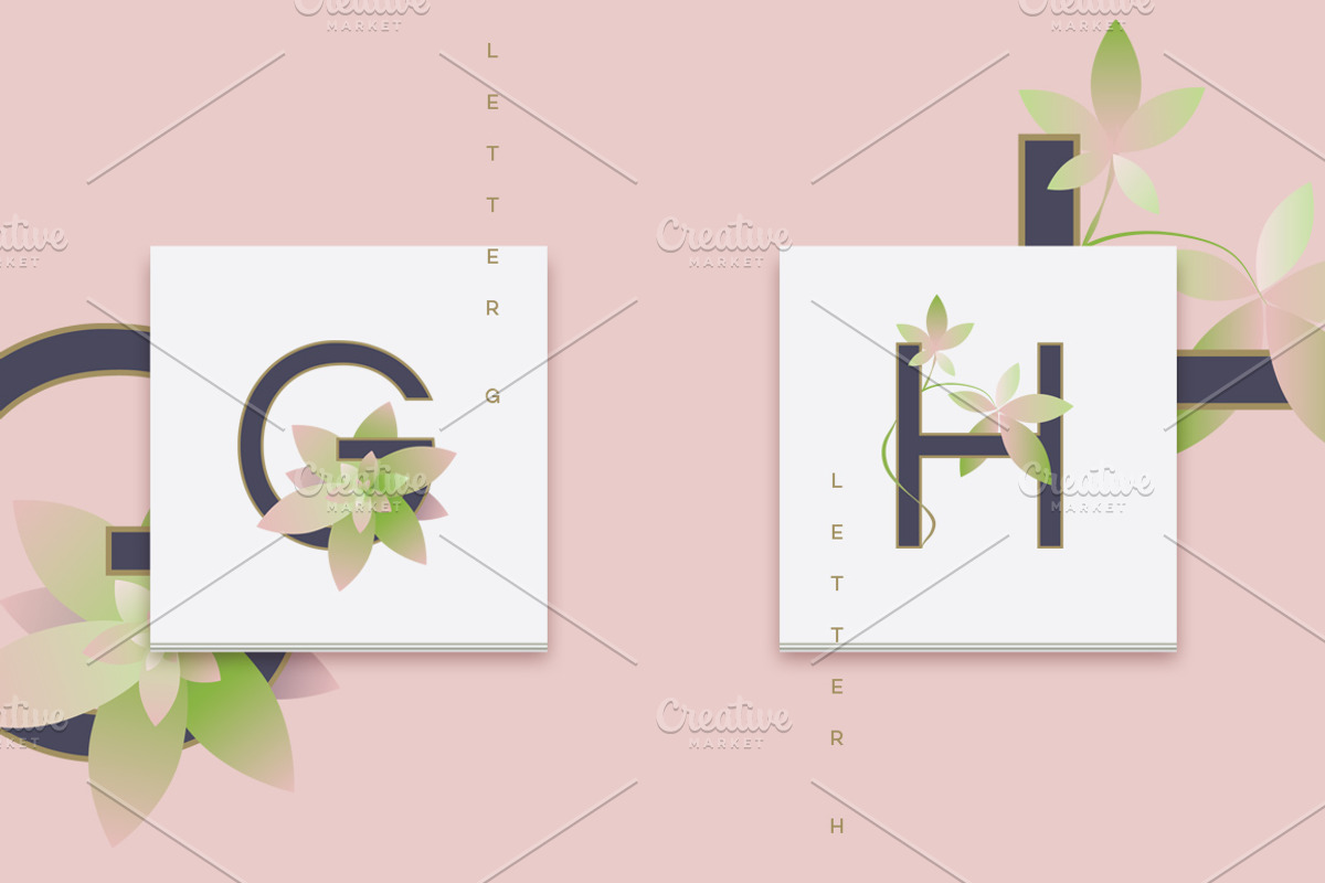 Spring alphabet letters, a Symbol Font by Polar Vectors (Photo 14 of 23)