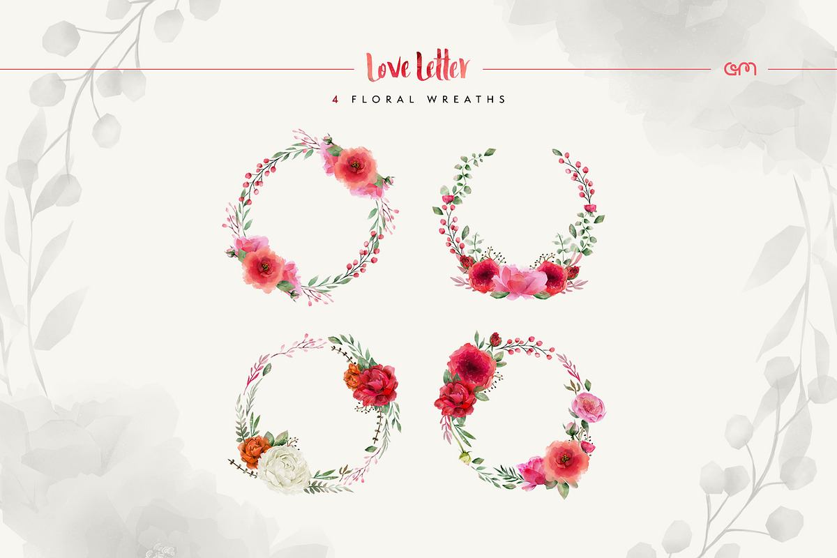 Love Letter - Peony Watercolour, an Illustration by AM Studio (Photo 5 of 6)