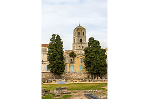 View of the Church of St. Trophime in Arles - France, Provence-A, an Architecture Photo by Leonid Andronov
