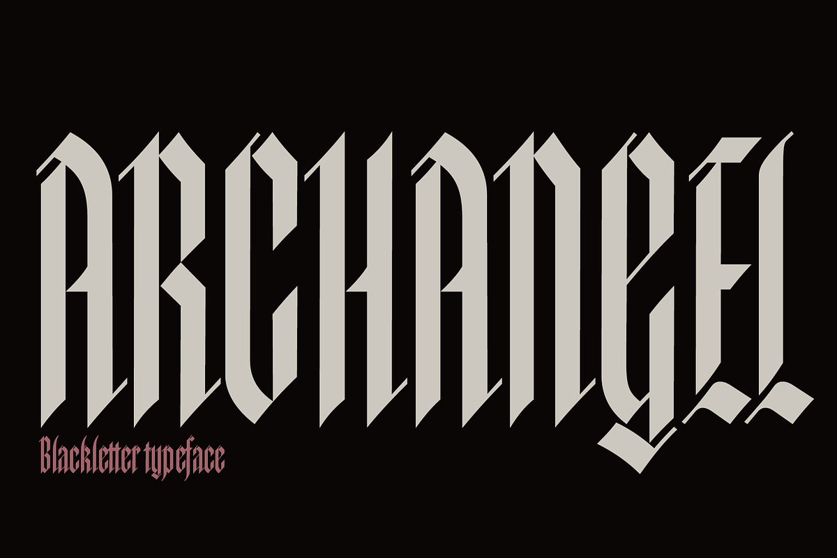Archangel, a Blackletter Font by BillyJN (Photo 1 of 10)