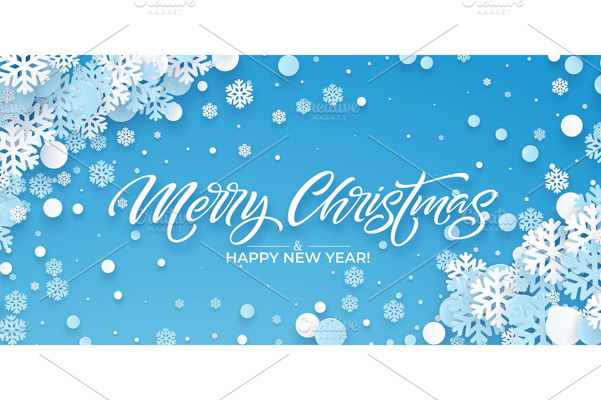 Festive blue Christmas background, an Object Graphic by Vik_Y  Vector&Design