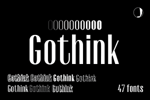 Gothink Serif Fonts