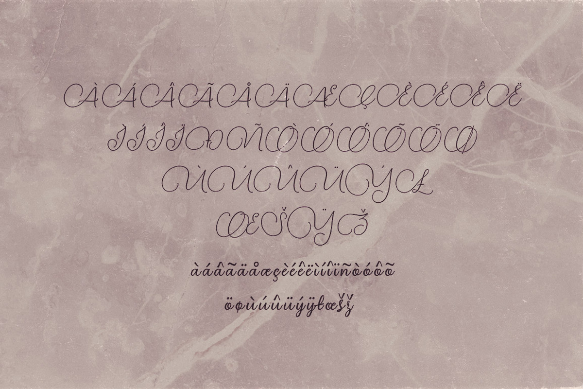 Julietta Script Font preview 6