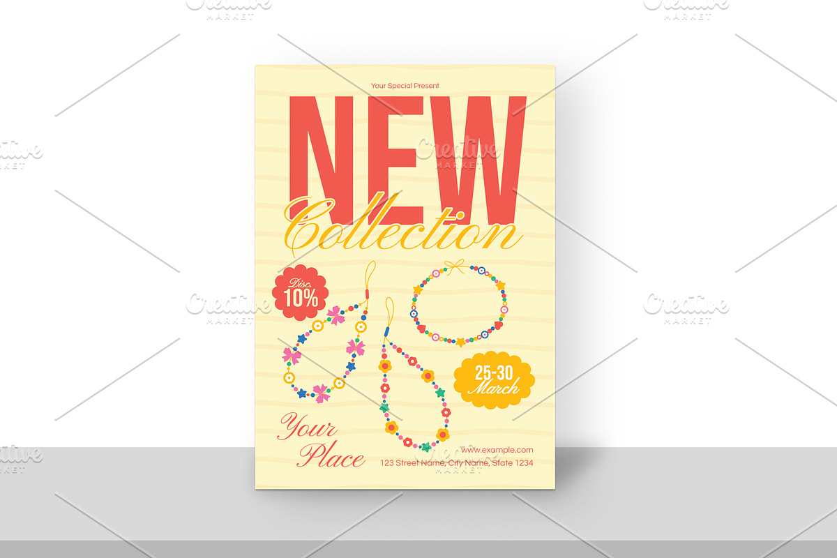 New Collection Beads Charm - Flyer, a Brochure Template by Izdihaar_Studio (Photo 4 of 4)