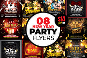 08 New Year Flyer Bundle, a Flyer Template by StarPixles11 (Thumbnail 1 of 10)