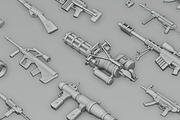 Weapons 2, an Object 3D Model by ithappy (Thumbnail 32 of 32)