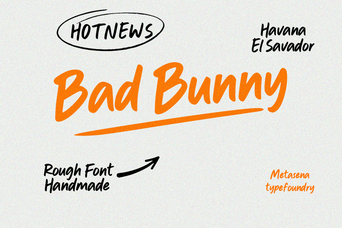 Fragrant Chic & Fresh, a Handwritten Font by Metasena Typefoundry (Photo 4 of 8)