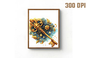 Cute Magic School Watercolor Clipart, an Illustration by Libby Wishes (Thumbnail 8 of 12)