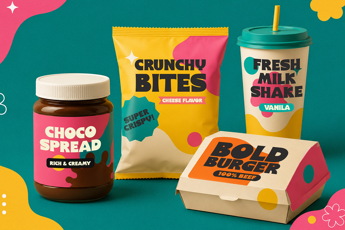 Gemoy – Bold Chunky Display Font, a Sans Serif Font by Mockmenot (Photo 2 of 5)