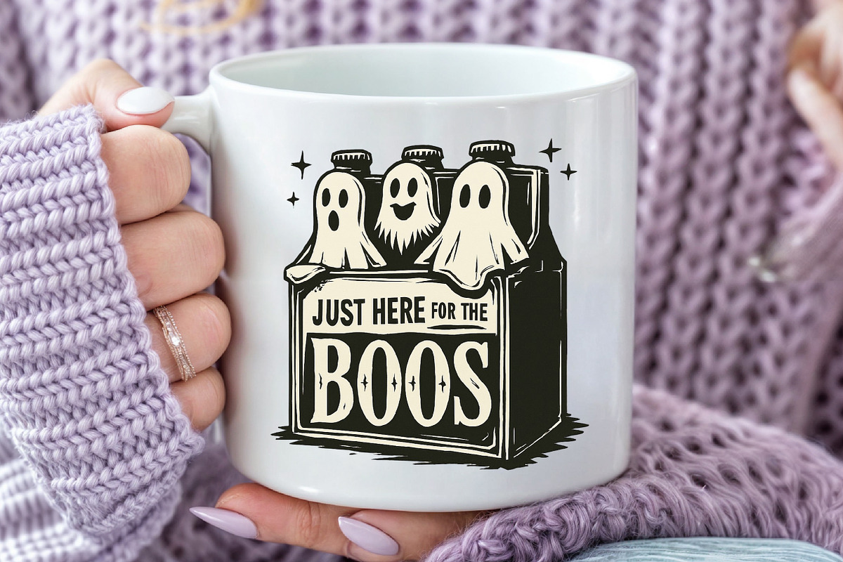 Just Here For The Boos PNG, an Illustration by Craft Nest (Photo 5 of 6)